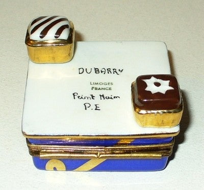 LIMOGES GIFT BOX & CHOCOLATE CANDY ~ REMOVABLE TRUFFLES ~ BIRTHDAY ~ ANNIVERSARY