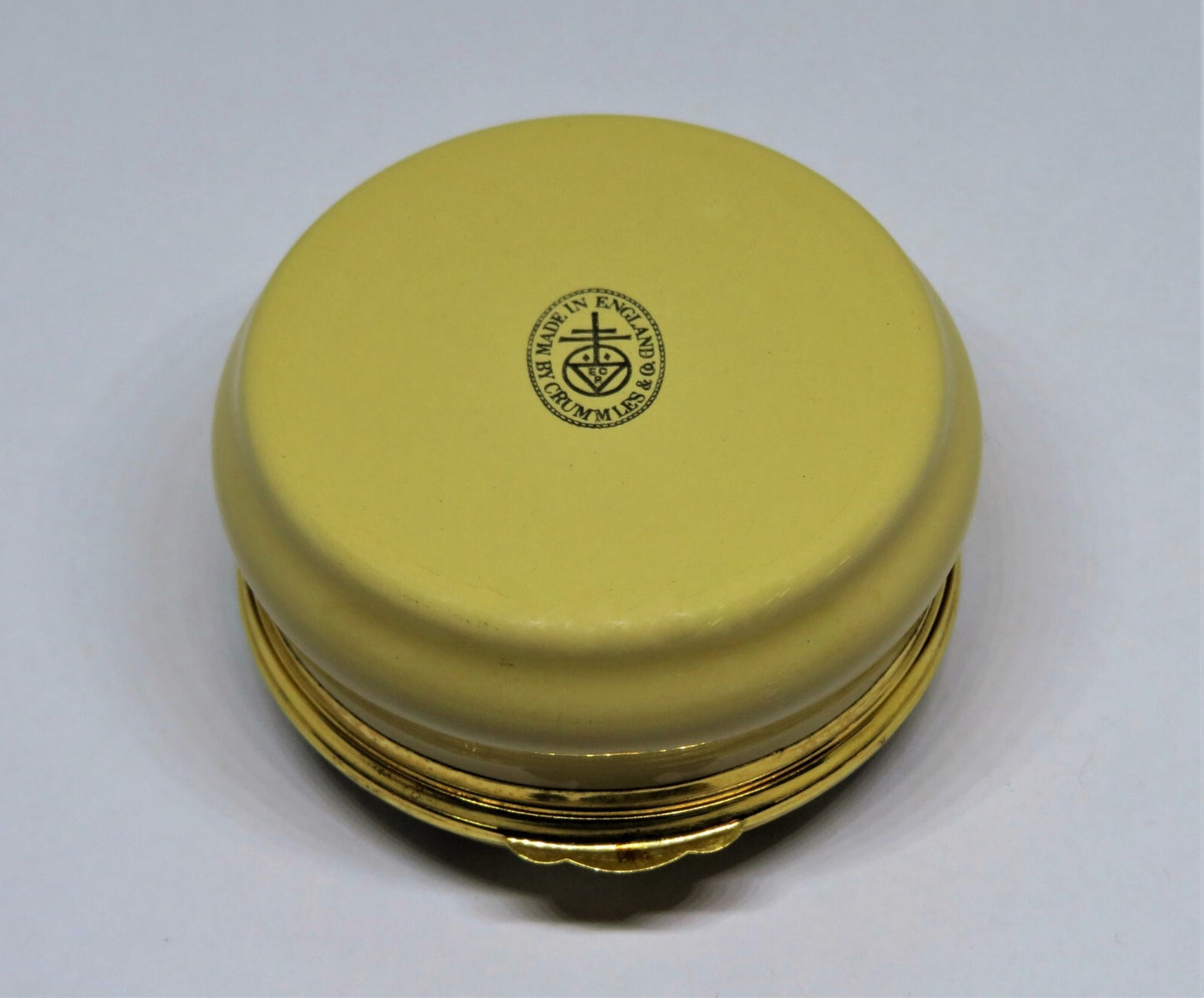 CRUMMLES ENGLISH ENAMEL BOX - VINTAGE VICTORIAN SCENE - ST. PAUL'S CATHEDRAL