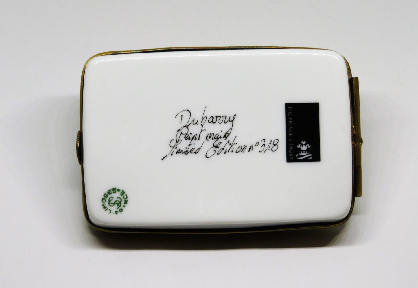 LIMOGES BOX - DUBARRY - PRINCE'S TRUST MASK - BETTE MIDLER - HAWAII BEACH SCENE