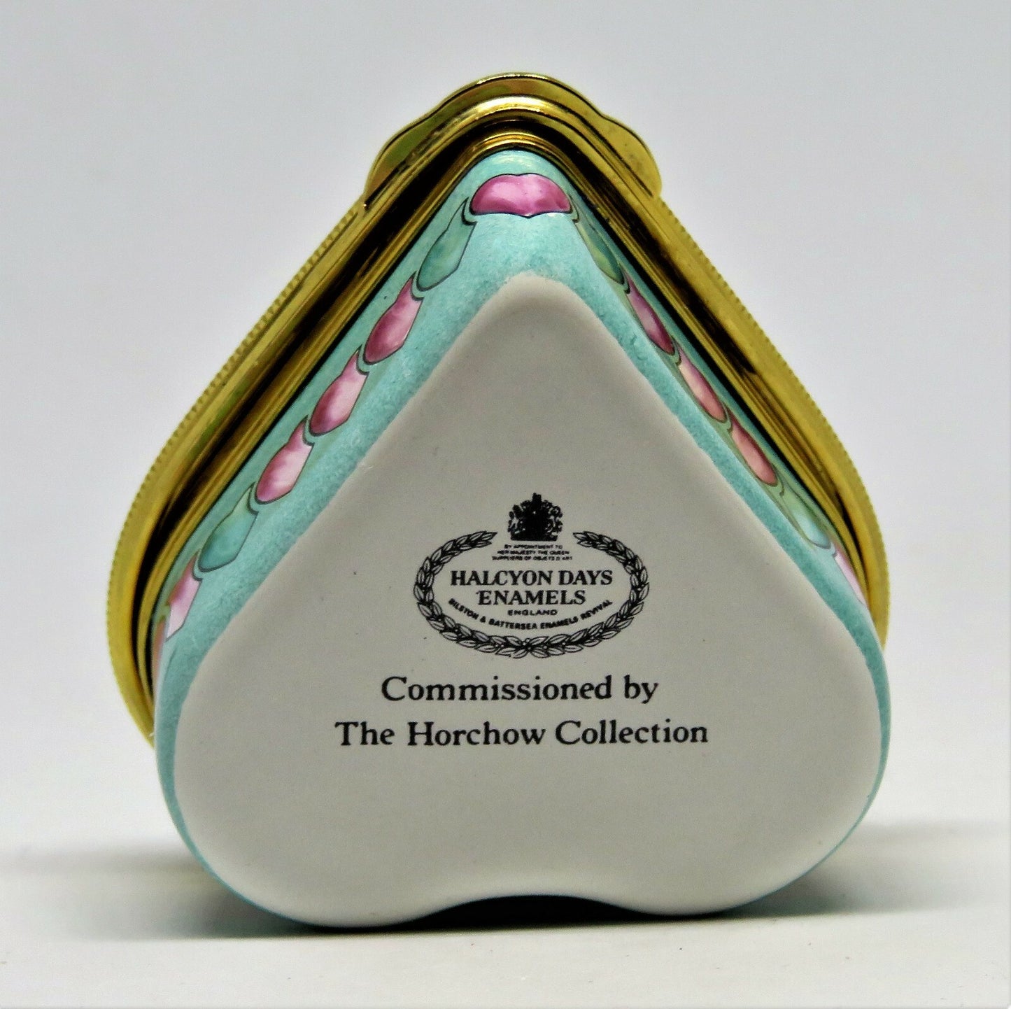 HALCYON DAYS ENAMEL BOX - "MY HEART BELONGS TO DADDY" - HORCHOW - FATHER'S DAY