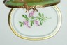 LIMOGES FRANCE BOX~ ARTORIA ~KITTEN ON GARDEN BENCH & DALMATIAN PUPPY~ CAT & DOG