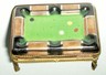 LIMOGES FRANCE BOX ~ POOL TABLE & CUE ~ BILLIARDS ~ GAMES ~ SPORTS ~ PEINT MAIN