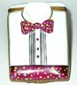 LIMOGES FRANCE BOX - TUXEDO SHIRT - CONFETTI BOW TIE & CUMMERBUND - WEDDING