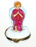 LIMOGES BOX~CHRISTMAS ANGEL~ CHRISTOPHER RADKO GOODNIGHT PRAYER ~PEINT MAIN~ MIB