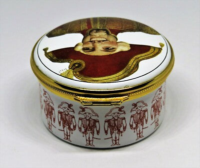 MARY MCLAUGHLIN ENAMEL BOX - THE NUTCRACKER - SAKS FIFTH AVENUE - GENNADY SPIRIN