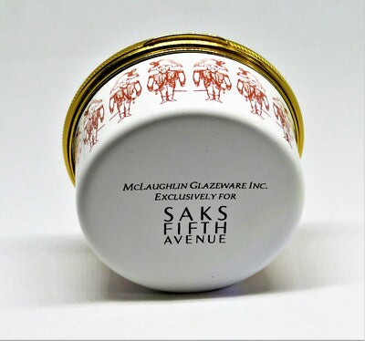 MARY MCLAUGHLIN ENAMEL BOX - THE NUTCRACKER - SAKS FIFTH AVENUE - GENNADY SPIRIN
