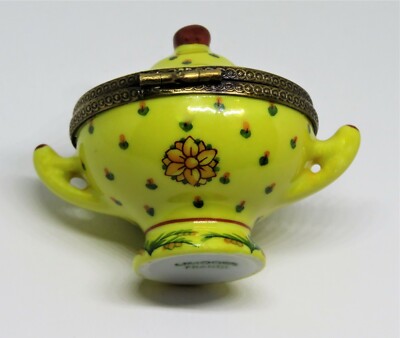 LIMOGES FRANCE BOX -CHANILLE- 2 PIECE SOUP TUREEN & SERVING PLATE - FLOWERS - LE