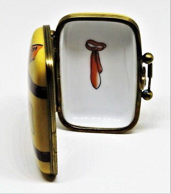 LIMOGES BOX~ TRAVEL SUITCASE ~LUGGAGE~ MIAMI & LAS VEGAS & PARIS & NEW YORK ~ LE