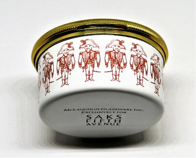 MARY MCLAUGHLIN ENAMEL BOX - THE NUTCRACKER - SAKS FIFTH AVENUE - GENNADY SPIRIN