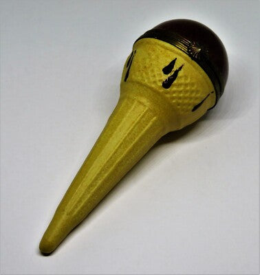LIMOGES FRANCE BOX ~ CHAMART ~ CHOCOLATE ICE CREAM CONE & DRIPS ~ PEINT MAIN
