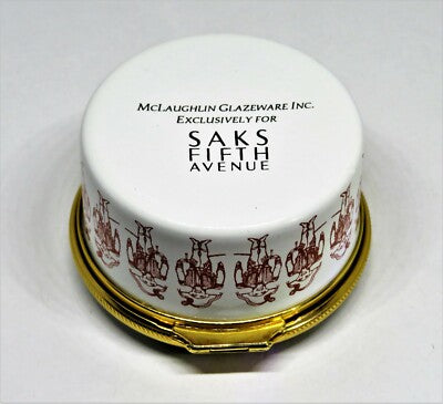 MARY MCLAUGHLIN ENAMEL BOX - THE NUTCRACKER - SAKS FIFTH AVENUE - GENNADY SPIRIN