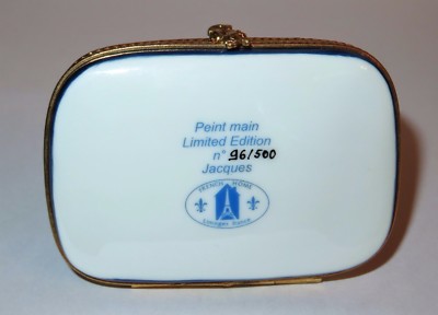 LIMOGES BOX -EIFFEL TOWER- PARIS CELEBRATES CHINESE NEW YEAR -DRAGON- ASIAN LADY