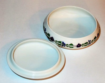 LIMOGES FRANCE BOX ~TIFFANY & CO.~ TIFFANY GARDEN FLORAL ~VILLANDRY~ CORNFLOWERS