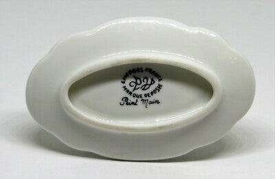 LIMOGES FRANCE BOX - PARRY-VIEILLE - VEGETABLE SOUP TUREEN & ATTACHED PLATTER