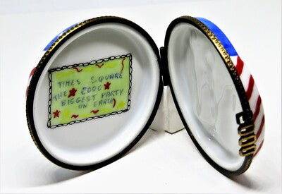 LIMOGES BOX - CHANILLE - TIMES SQUARE 2000 & CRYSTAL BALL - NEW YORK CITY - LE 422