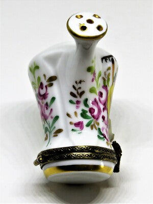 LIMOGES FRANCE BOX - CHAMART EXCLUSIF - WATERING CAN & GARDENING TOOLS - ROSES