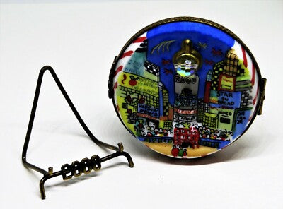 LIMOGES BOX - CHANILLE - TIMES SQUARE 2000 & CRYSTAL BALL - NEW YORK CITY - LE 422