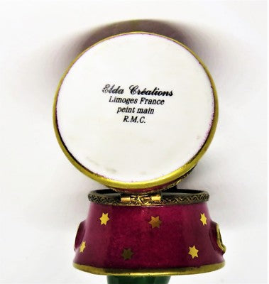 LIMOGES BOX - ELDA - BRUT CHAMPAGNE BOTTLE IN ICE BUCKET & GLASS FLUTES