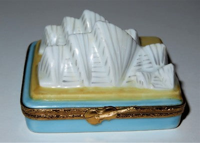 LIMOGES FRANCE BOX - ARTORIA - SYDNEY AUSTRALIA OPERA HOUSE - KANGAROO - LE