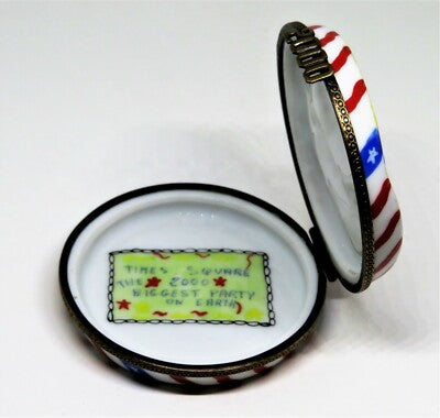 LIMOGES BOX - CHANILLE - TIMES SQUARE 2000 & CRYSTAL BALL - NEW YORK CITY - LE 422