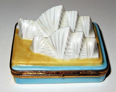 LIMOGES FRANCE BOX - ARTORIA - SYDNEY AUSTRALIA OPERA HOUSE - KANGAROO - LE