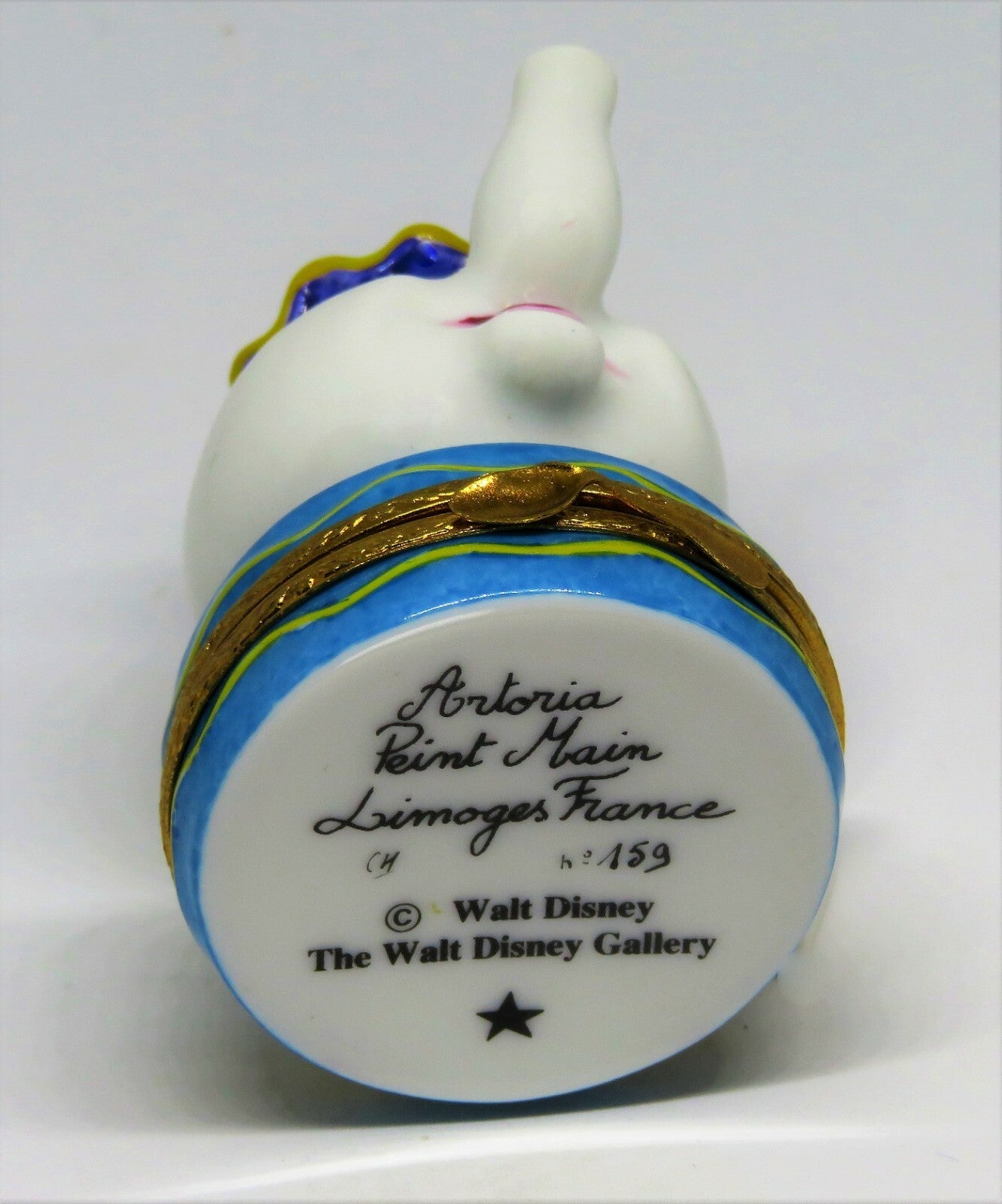 LIMOGES FRANCE BOX - ARTORIA - MRS. POTTS - "BEAUTY AND THE BEAST" - DISNEY - LE