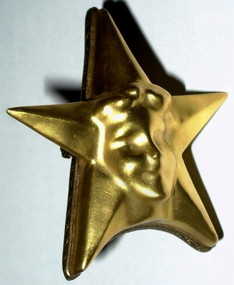 LIMOGES BOX -CHAMART- GOLD STAR - TWINKLE, TWINKLE LITTLE STAR - NURSERY RHYMES