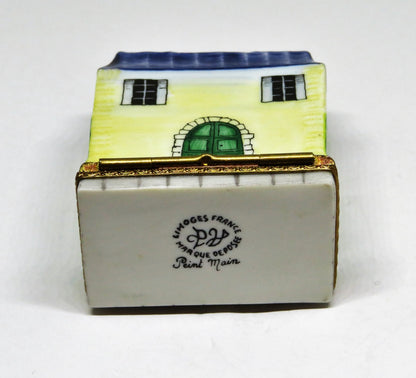 LIMOGES BOX -PARRY-VIEILLE- PARIS FRANCE "METRO" STATION & TICKET - EIFFEL TOWER