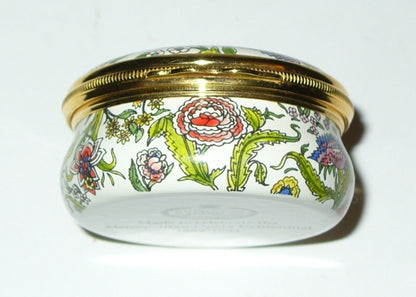 HALCYON DAYS ENGLISH ENAMEL BOX -FLOWERS- METROPOLITAN OPERA CENTENNIAL - CARMEN