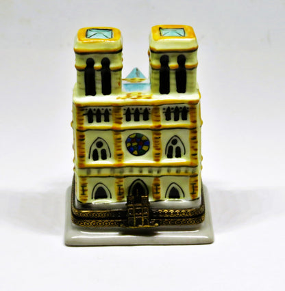 LIMOGES BOX- CHANILLE - NOTRE-DAME CATHEDRAL - BELL & HUNCHBACK - QUASIMODO - LE