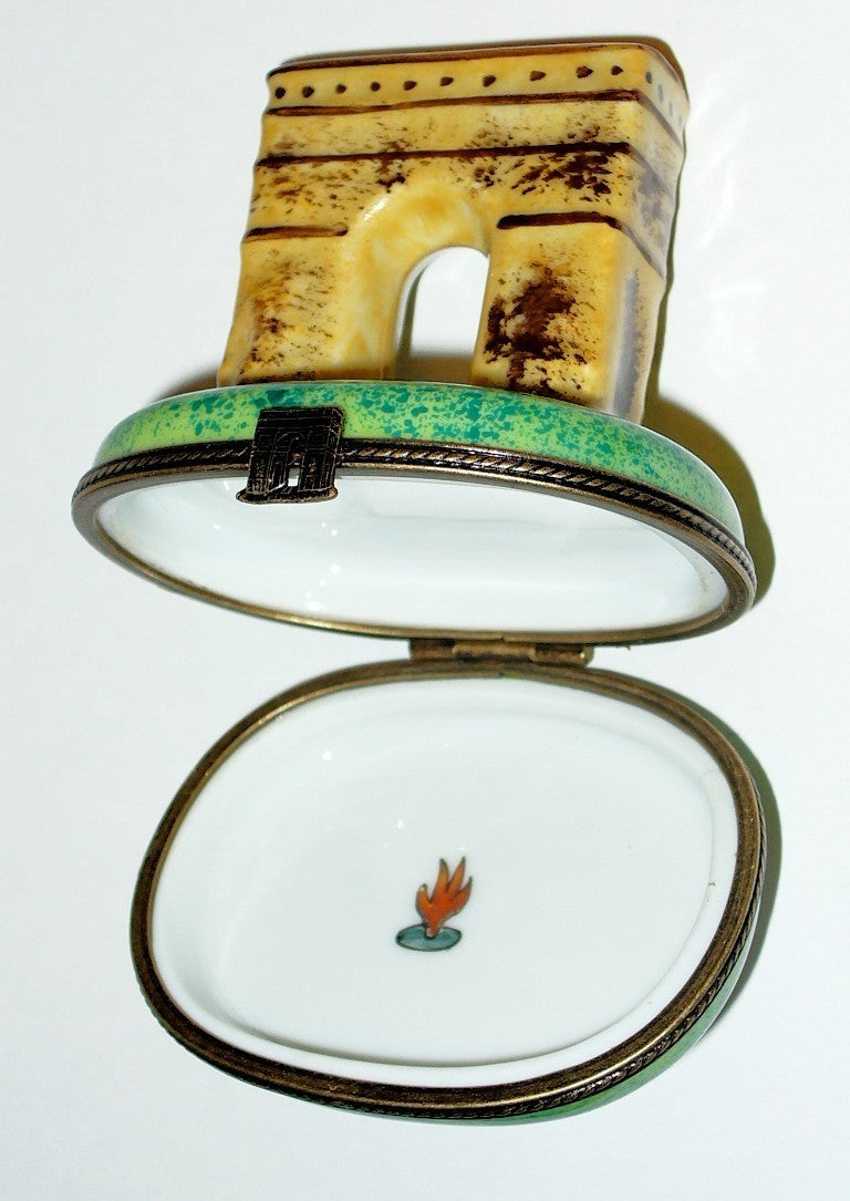 LIMOGES BOX - ARC DE TRIOMPHE - PARIS FRANCE - FRENCH LANDMARKS - MONUMENTS