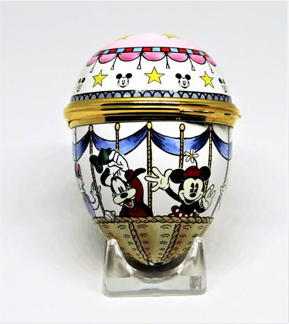 HALCYON DAYS BOX - MICKEY MOUSE & FRIENDS HOT AIR BALLOON - EGG - DISNEY