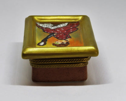 LIMOGES FRANCE BOX - TOULOUSE-LAUTREC PAINTING - MOULIN ROUGE NIGHTCLUB - PARIS