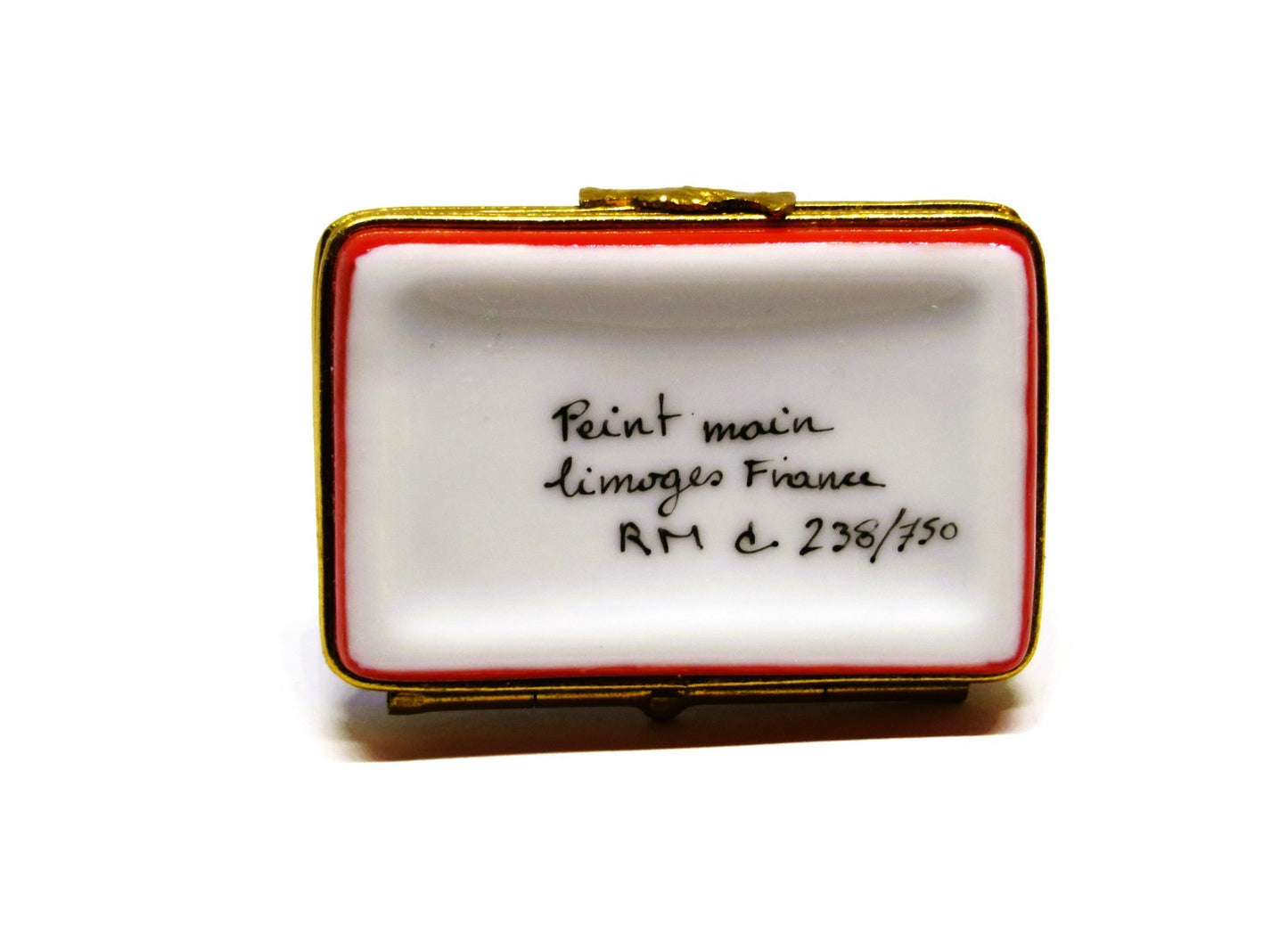 LIMOGES FRANCE BOX- TWIN TOWERS & UNITED STATES FLAG - 911 REMEMBRANCE - 238/750