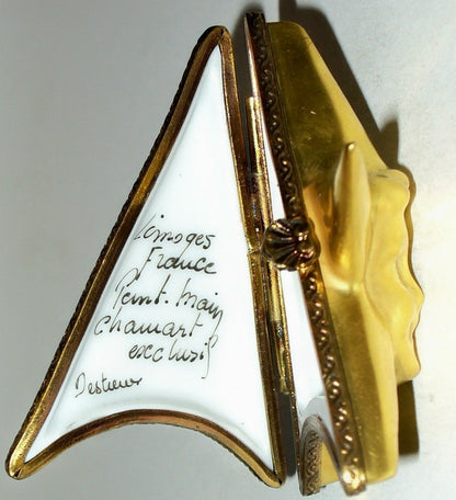 LIMOGES BOX -CHAMART- GOLD STAR - TWINKLE, TWINKLE LITTLE STAR - NURSERY RHYMES