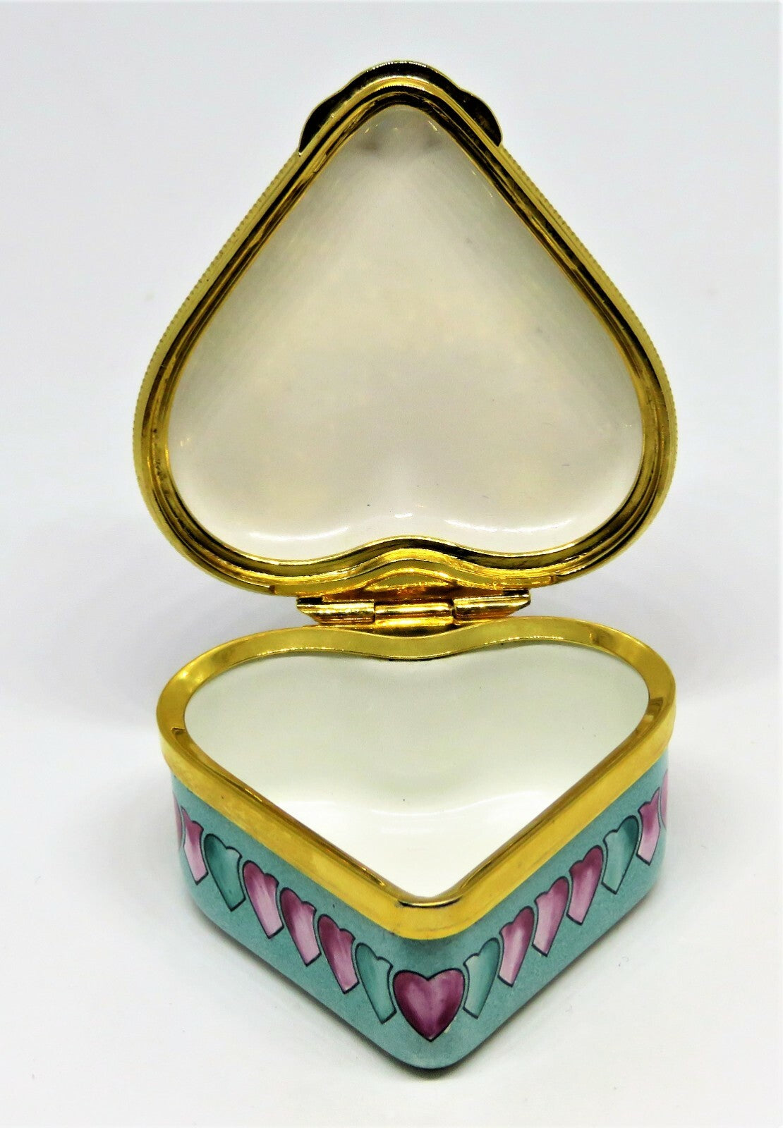HALCYON DAYS ENAMEL BOX - "MY HEART BELONGS TO DADDY" - HORCHOW - FATHER'S DAY