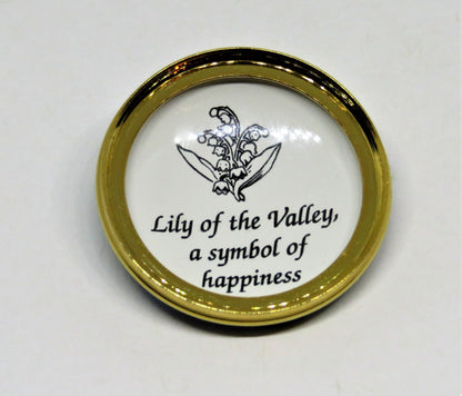 HALCYON DAYS ENAMEL BOX - BOUQUETS OF LILY OF THE VALLEY - FLOWERS - RIBBONS