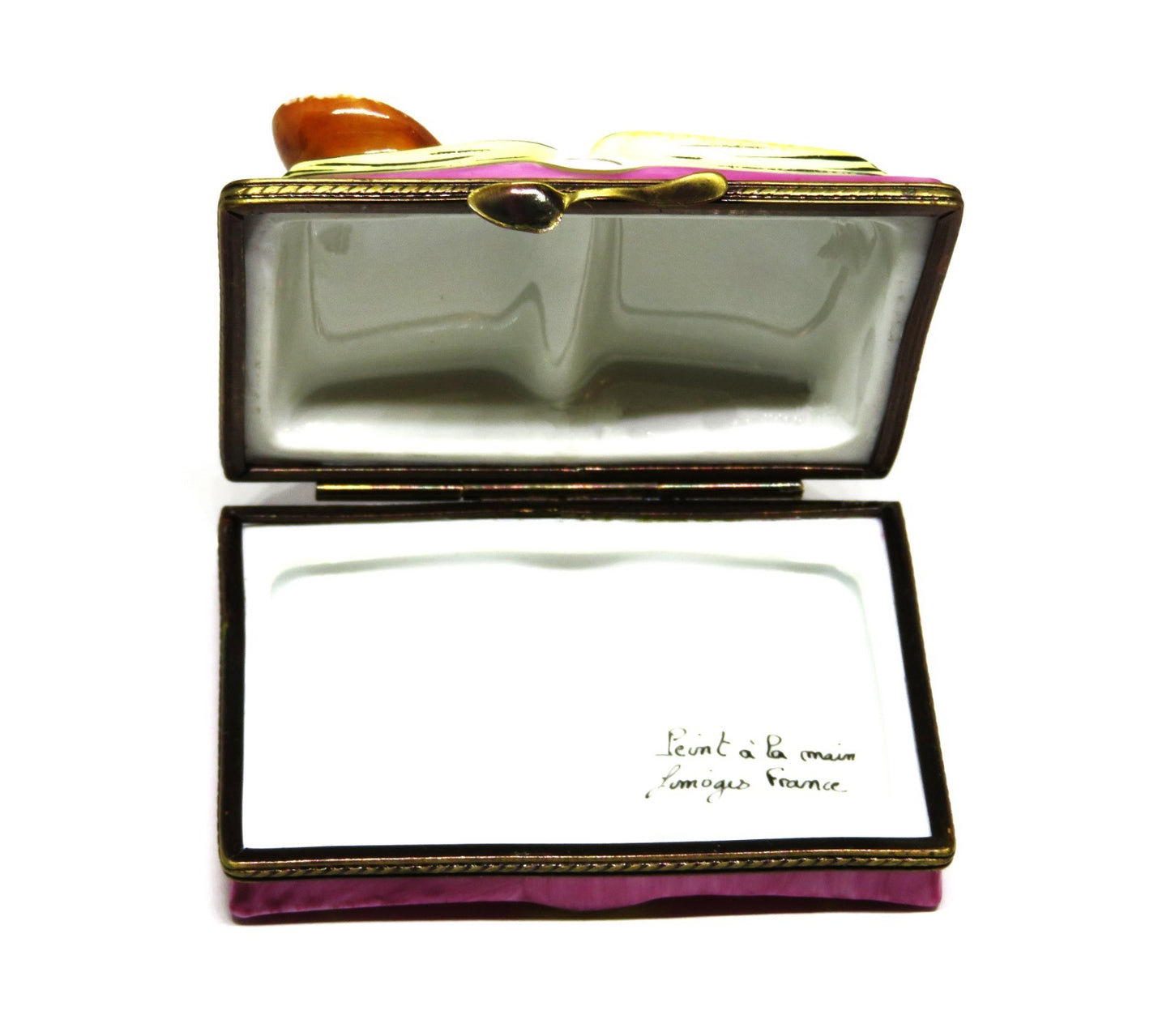 LIMOGES BOX - COOKBOOK & 'WOODEN' SPOON - COQ AU VIN RECIPE - CHICKEN & WINE