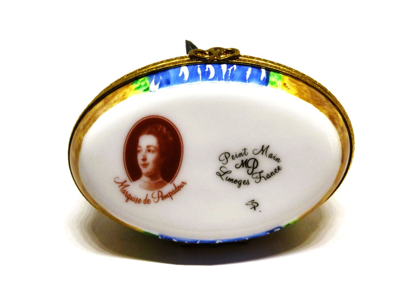 LIMOGES BOX - MARQUI(SE DE POMPADOUR - VENICE, ITALY - RIALTO BRIDGE & GONDOLA