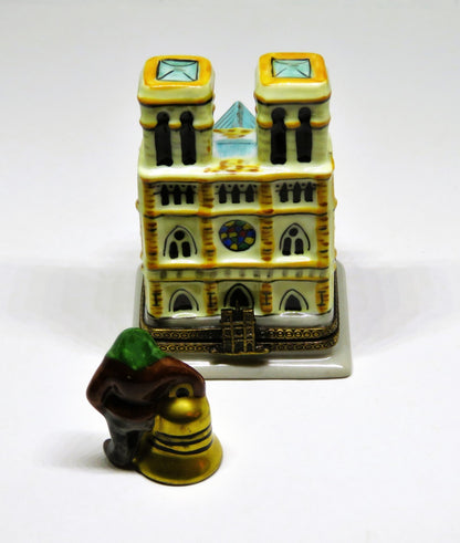 LIMOGES BOX- CHANILLE - NOTRE-DAME CATHEDRAL - BELL & HUNCHBACK - QUASIMODO - LE