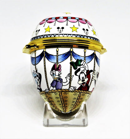 HALCYON DAYS BOX - MICKEY MOUSE & FRIENDS HOT AIR BALLOON - EGG - DISNEY