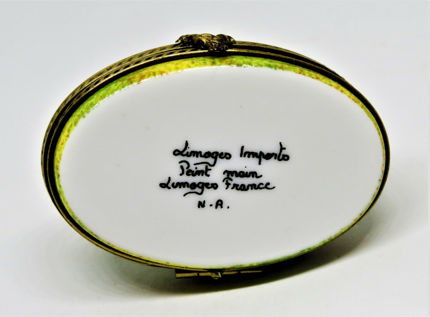 LIMOGES FRANCE BOX - LIMOGES IMPORTS - ROOSTER - CHICKEN ON NEST INSIDE - FOWL