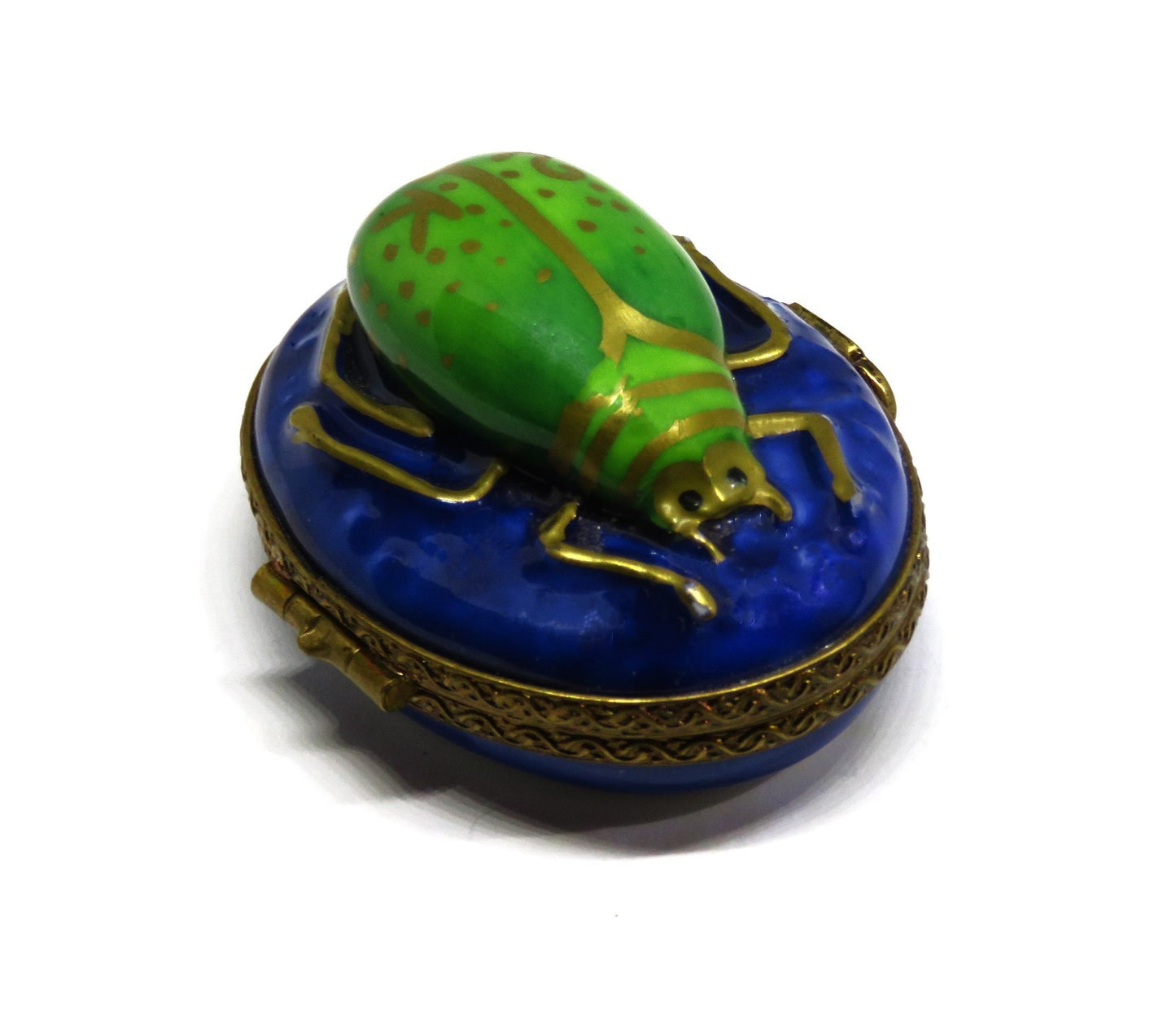 LIMOGES FRANCE BOX - PARRY-VIEILLE - Y2K BUG & COMPUTER CHIP - YEAR 2000 - RARE!
