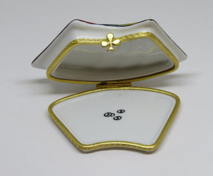 LIMOGES FRANCE BOX - SET OF BINGO CARDS - BLOOMINGDALE'S EXCLUSIVE - GAMES - LE