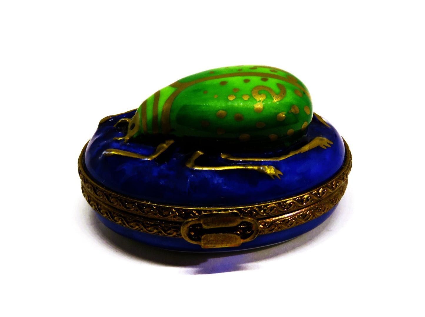 LIMOGES FRANCE BOX - PARRY-VIEILLE - Y2K BUG & COMPUTER CHIP - YEAR 2000 - RARE!