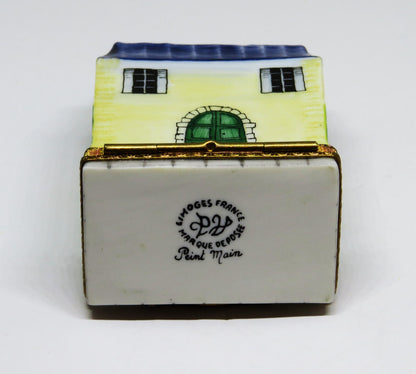 LIMOGES BOX -PARRY-VIEILLE- PARIS FRANCE "METRO" STATION & TICKET - EIFFEL TOWER