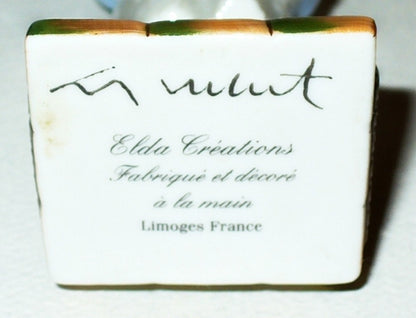 LIMOGES BOX -ELDA- FRENCH CHEF WITH A PLATTER OF FISH - GUY BUFFET STYLE