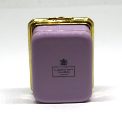 HALCYON DAYS ENAMEL BOX - ANDY WARHOL - "BUTTERFLIES" - BUTTERFLY - POP ART