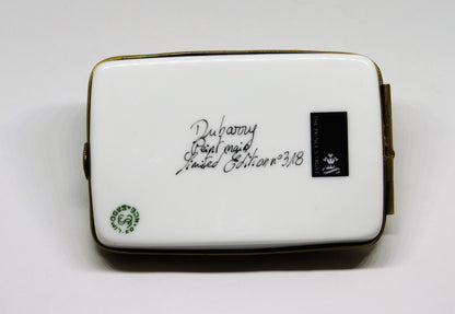 LIMOGES BOX - DUBARRY - PRINCE'S TRUST MASK - BETTE MIDLER - HAWAII BEACH SCENE