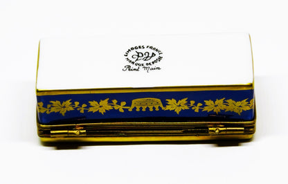 LIMOGES BOX - PV - CHAMPAGNE CASE & BOTTLE -PARIS- EIFFEL TOWER -NEW YEAR'S EVE